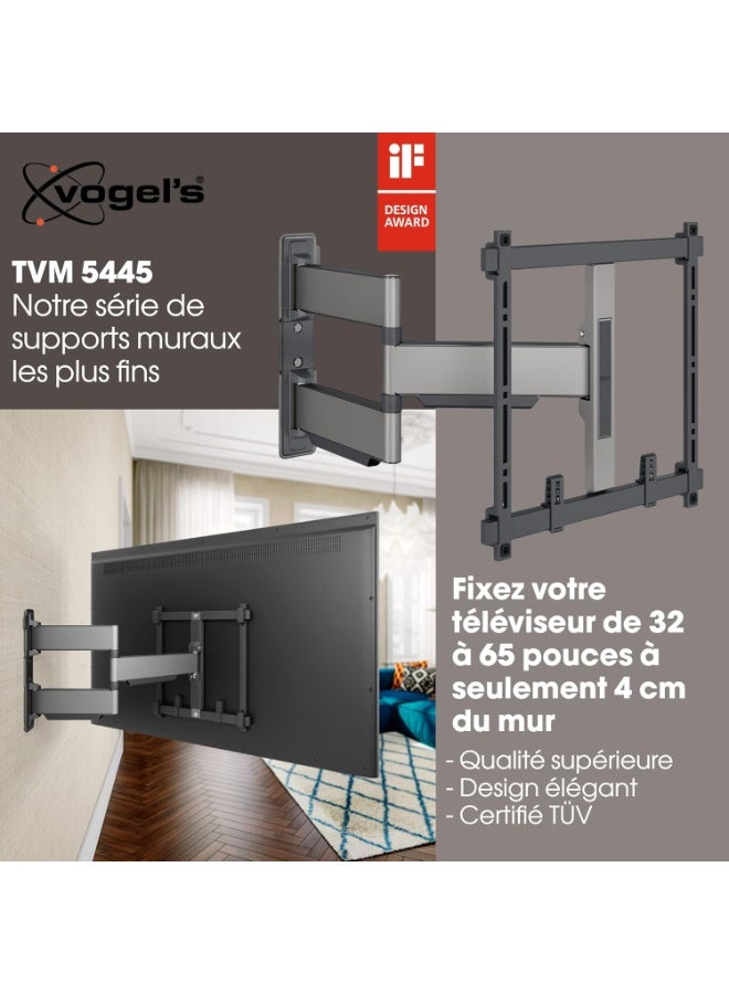 Vogels Vogel's TVM 5445 Full-Motion Ultra-Thin TV Wall Mount Bracket for 32 40 43 45 50 60 65 Inch TVs, Holds Up To Max. 35 KG, Swivels Up To 180°, Bracket Max. VESA 400x400, Universally Compatible - Image 2